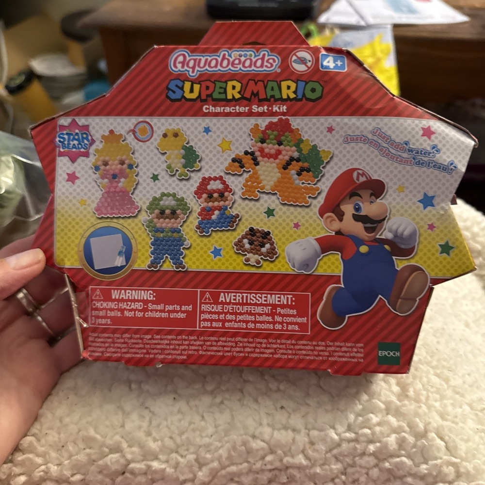 Aquabeads Super Mario Character Set New In Box